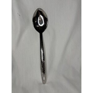 Rostfrei Stainless Steel Serving Spoon Silver Dotted Handle